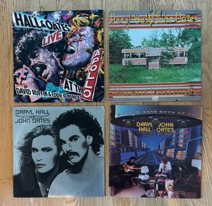 LR - Four Hall & Oates Vinyl Record Albums