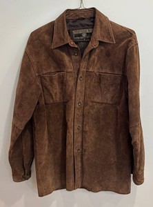 LR - Members Only Leather Shirt Size M