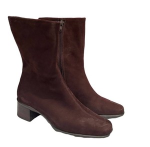 LR - Aerosoles Tasket Brown Nubuck Boots Size 5