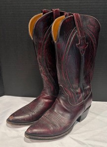 LR - Vintage Lucchese Cowboy Boots Size 7.5