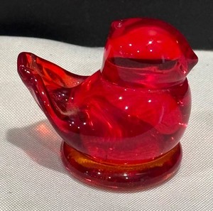 LR - Cardinal of Love Figurine by Titan Art Glass