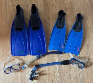 LR - Snorkel Gear by SeaQuest Brava & Mares Fins and More