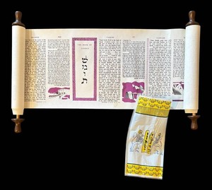 BR1 - Hebrew Torah Style Scroll