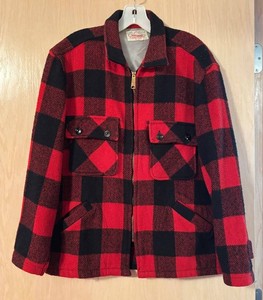 BR1 - Vintage Big Mike Buffalo Plaid Wool Jacket