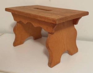 BR1 - Vintage Wooden Stool
