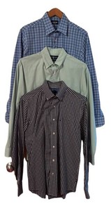 BR1 - Three Long Sleeve Shirts by Lands End, Ralph Lauren & Nautica