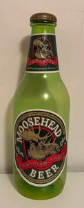 BR1 - Vintage Moosehead Beer Bottle Plastic Bank