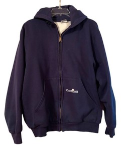 BR2 - Carhartt Zip-Up Hoodie Sweatshirt Size Small