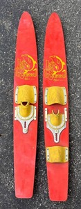 G - Pair of Vintage Lil Rascal Water Skis