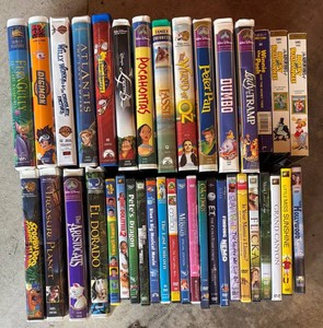 G - Collection of Childrens DVDs and VHS Tapes
