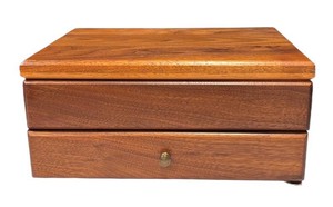 LR - Vintage Wooden Jewelry Box