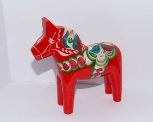 Large Swedish Dala Horse