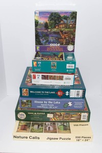 Cabin-Themed Jigsaw Puzzle Collection