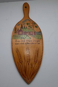 Swedish Wooden Wall Hanging