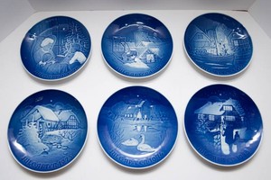 Bing & Grndahl 1970s Collector Plates  Set of 6