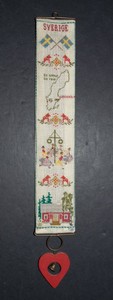 Swedish Embroidered Wall Hanging