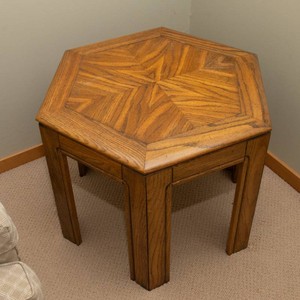 Hexagonal Accent Table
