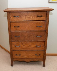 Antique Tall Boy Dresser