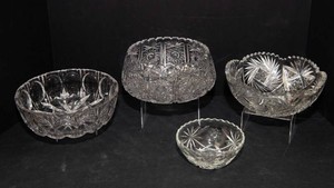 Cut Glass Serving Bowl Collection