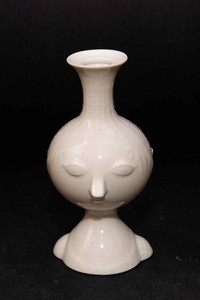 Rosenthal Bjrn Wiinblad Porcelain Face Bud Vase