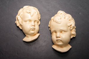 Cherub Wall Hangings  Set of 2