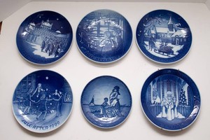 1990s Scandinavian Collector Plates  Set of 6