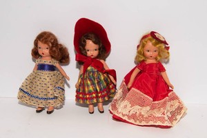 Vintage Nancy Ann Storybook Dolls  Set of 3