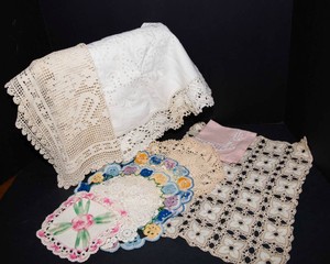 Vintage Crocheted Linens Collection