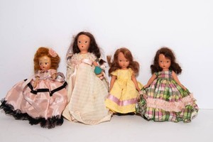 Vintage Nancy Ann Storybook Dolls  Set of 4