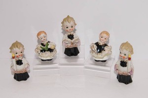 Vintage Carol Singer Figurines  Enesco Collection