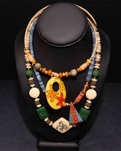 Stone Beaded Necklace Collection  Set of 3