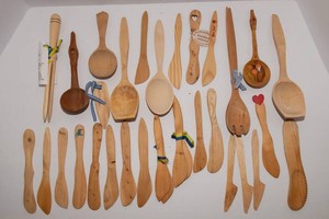 Scandinavian Wooden Spoon & Utensil Collection