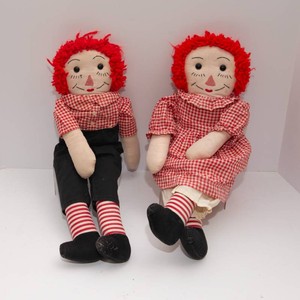 Vintage Raggedy Ann & Andy Dolls
