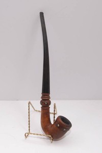 Rare French Briar Long Stem Tobacco Pipe