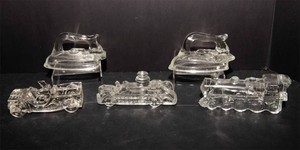 Vintage Glass Candy Container Collection