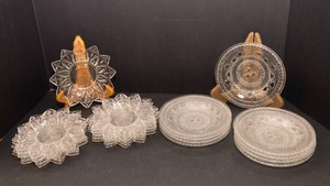 Cut Glass Dessert Plate Collection