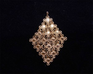 Swedish Pewter Pendant  Tennung Design