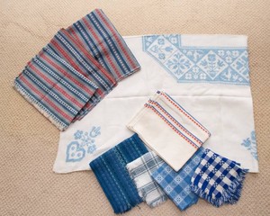 Table Cover Collection with Cross Stitch Tablecloth
