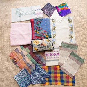 Colorful Table Linen Collection with Decorative Pillow