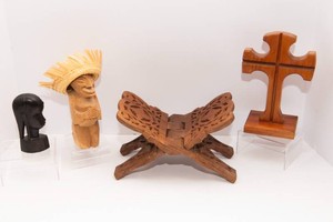 Carved Wooden Figurine Collection
