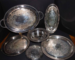Silverplate Serving Tray Collection