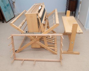 Norwood Loom Weaving Loom with Accessories, Bench & Supplies