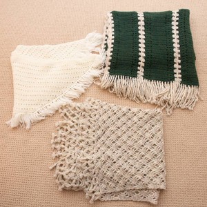 Crocheted Throw Blankets & Shawl Collection