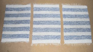 Cotton-Feel Area Rugs  Set of 3