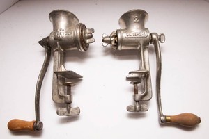 Meat Grinder Collection  Set of 2