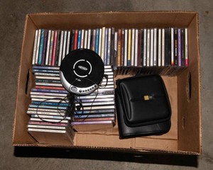CD Collection with Jensen Portable CD Player