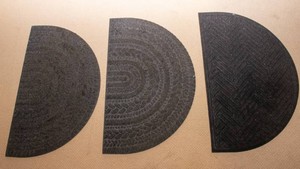Half-Moon Doormat Collection  Set of 3