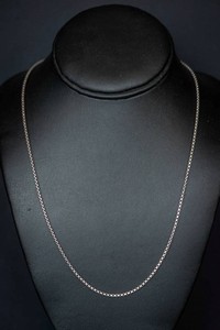 Sterling Silver 925 Italy Box Chain Necklace  20