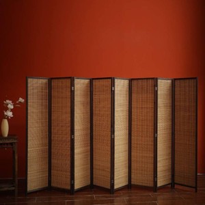 $200 Furnnylane 8-Panel Bamboo Room Divider