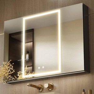 $300 KWW LED Wall Cabinet with USBs & Defogger